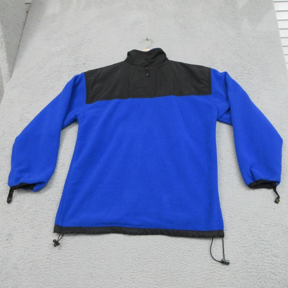 The North Face Royal Blue and Black WindStopper Fleece Jacket